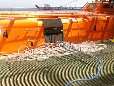 LIFEBOAT INSPECTION AND LOAD TEST